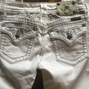 White Miss Me Jeans
