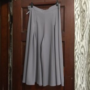 Wide flowy grey culottes
