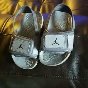Jordan sandals  9c warn maybe twice