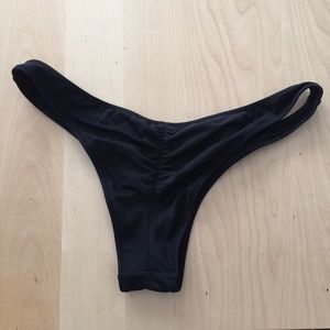 Victoria's Secret itsy bikini bottom cheeky black