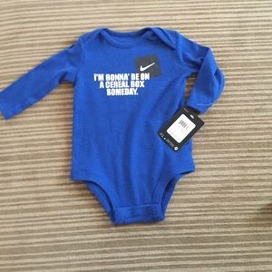 Blue Nike Onesie