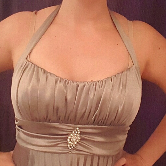 Silver homecoming/cocktail dress - Picture 3 of 3