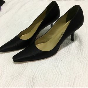 Authentic YSL satin heels