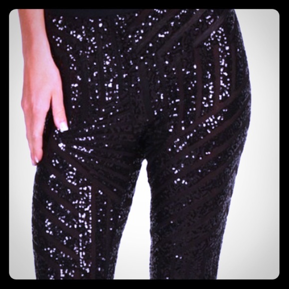 Bcbgmaxazria Shelby sequins leggings.