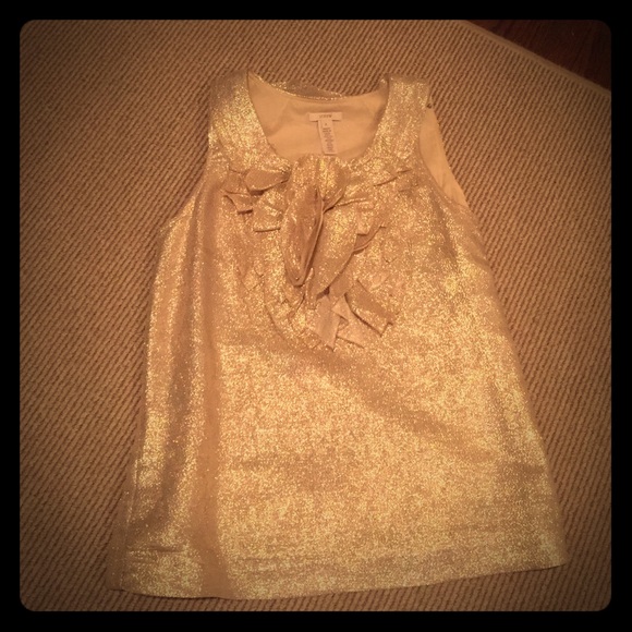 Gold Lamé Top