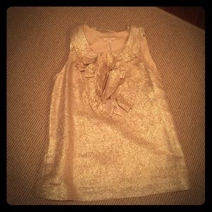 Gold Lamé Top
