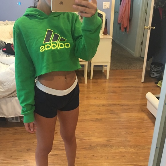 adidas Tops - Cropped adidas sweatshirt