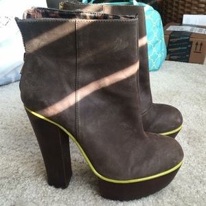 Betsey Johnson Platform Booties