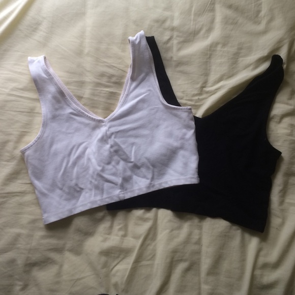 V neck sleeveless crop top set