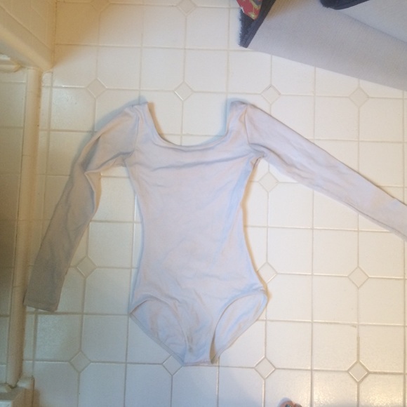 White long sleeve leotard!!