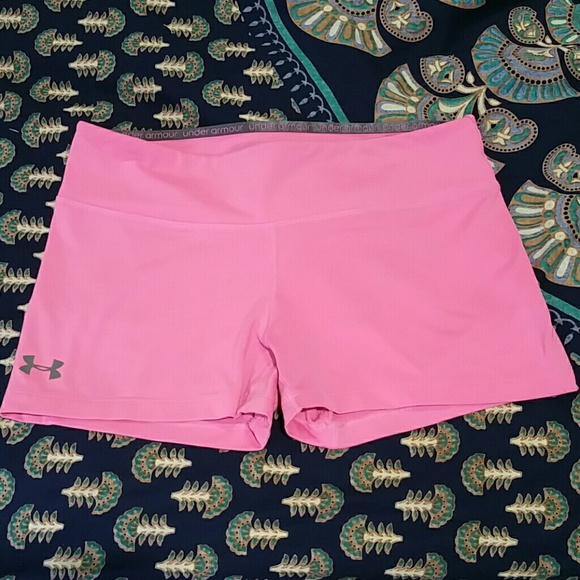 Pink Under Armour Spandex