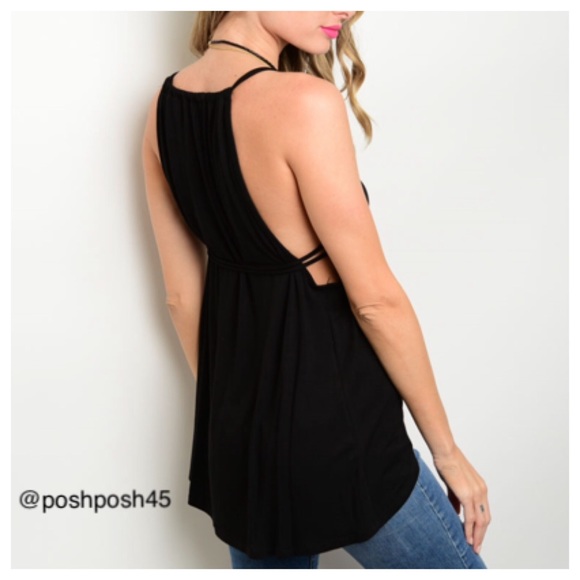 🚨Final sale🚨 Black top asymmetrical style - Picture 2 of 2