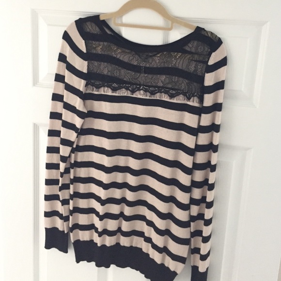 LC black & beige light sweater