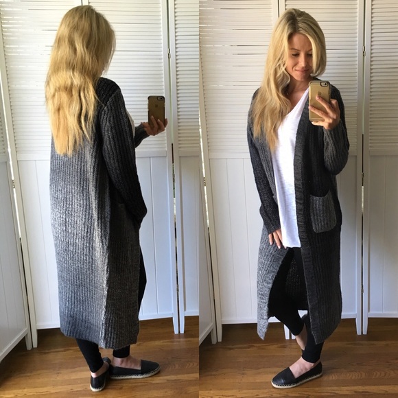 Sold• Ombré Knit Duster Cardigan - Picture 3 of 4