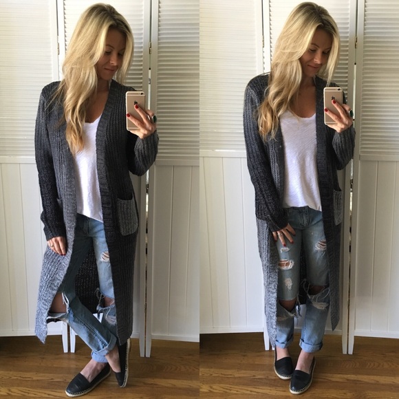 Sold• Ombré Knit Duster Cardigan - Picture 4 of 4