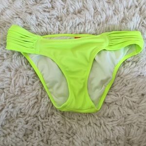 Victoria secret neon green bikini bottoms