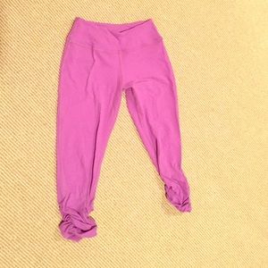 Essential gathered Capri leggings