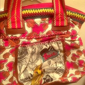beautiful design. sak roots handbag. hardly use