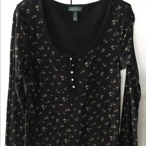 Long sleeve knit top