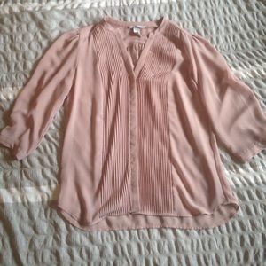 Blush blouse