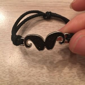 Mustache bracelet