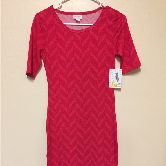 Lularoe Julia dress pink XXS