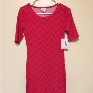 Lularoe Julia dress pink XXS