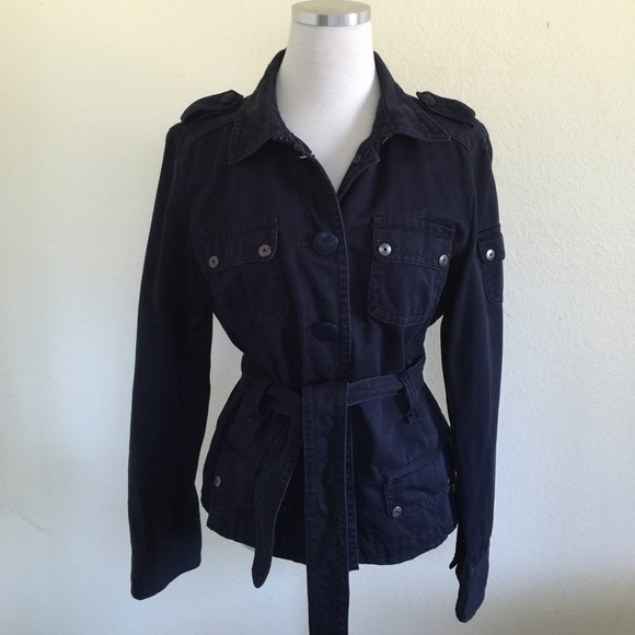 J. Crew Jackets & Blazers - J. Crew Belted Military Jacket, size large