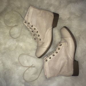 Cute cutout combat boots