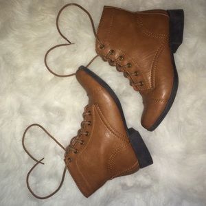 Cute lace up combat boots