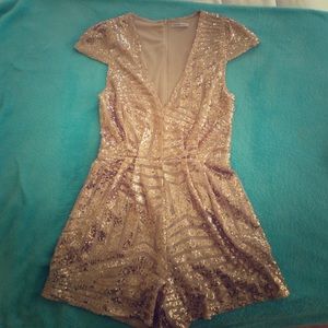 Charlotte Russe sequin romper, great for New Years