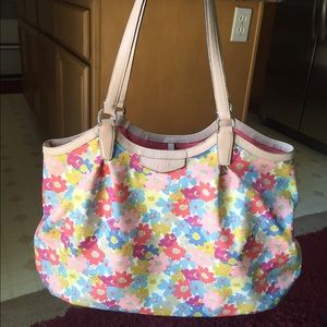 FLORAL COACH BAG