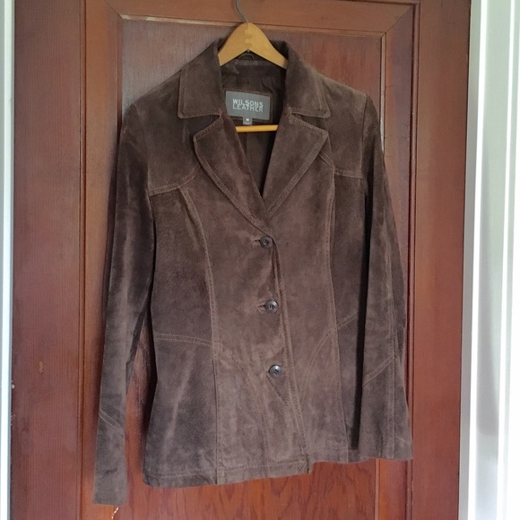 Brown suede Wilsons Leather jacket