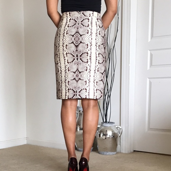 J. Crew Python print  No. 2 pencil skirt - Picture 3 of 4