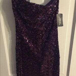 Sequin Cocktail Dress - Plum (Forever 21)