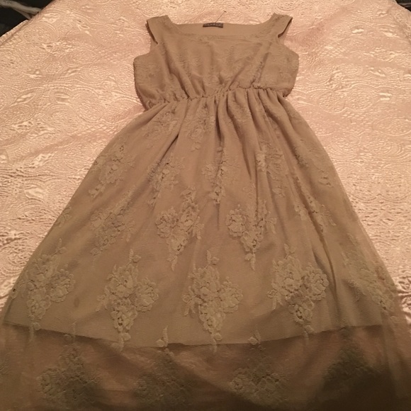 Beautiful tan dress