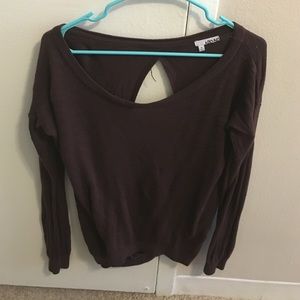 Nordstrom brand open back sweater.