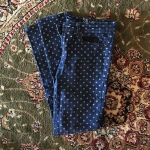 💎 polka dot toothpick jeans 💎