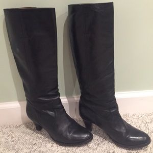Frye tall Boots, Black. Anthropologie