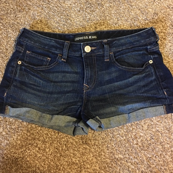 Express jean shorts