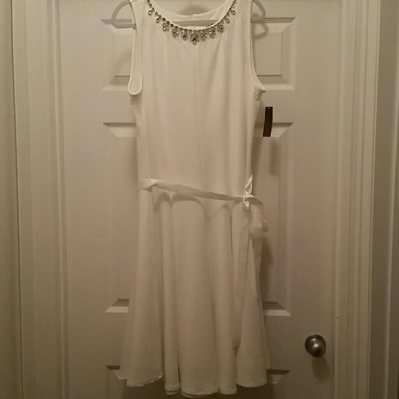 New with Tag White Dress 2x