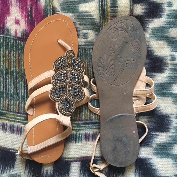 Sparkling leaf sandals - Picture 3 of 3