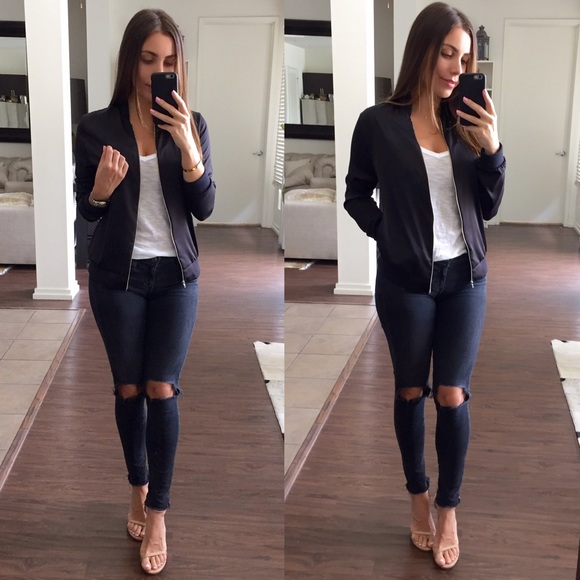 SOLD Bomber Jacket - Picture 2 of 4