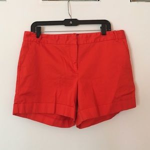 Attention Contemporary Fit Red-Orange Shorts