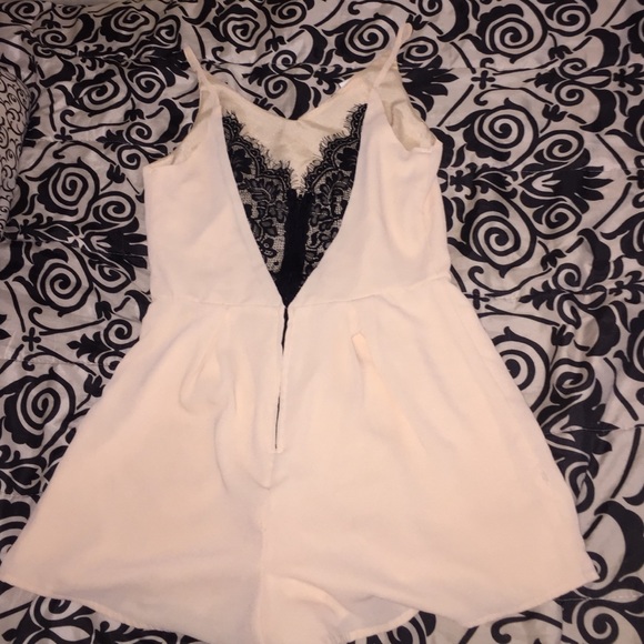 Romper in peach Charlotte Russe Size Medium