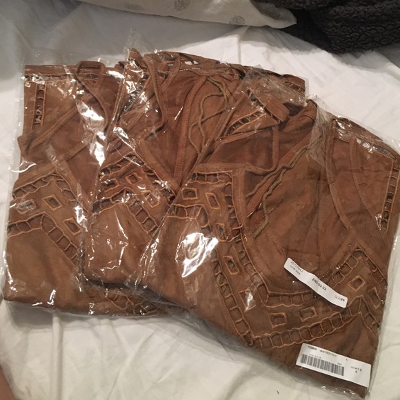Brown faux tank never worn - Picture 3 of 3
