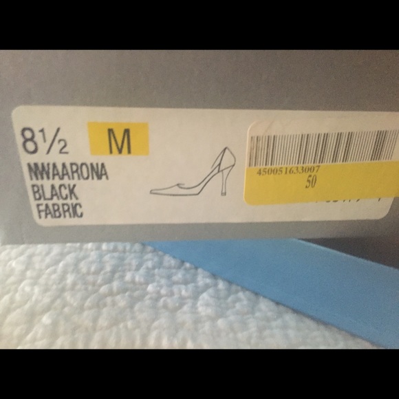 Black Patterned Heels - image 3