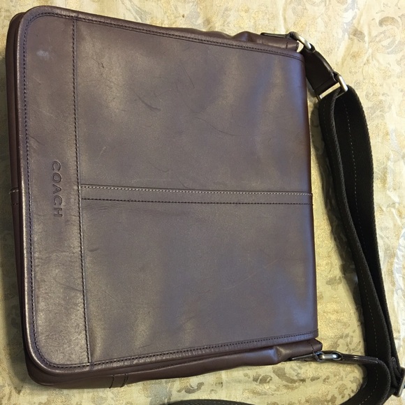 Coach Brown Leather Book Bag
