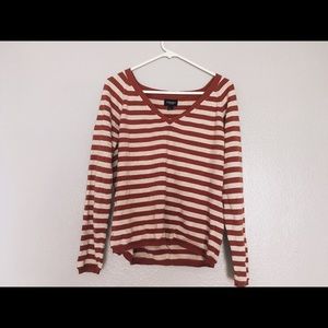 Striped casual sweater