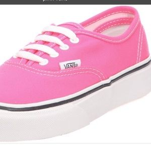 Women's pink vans